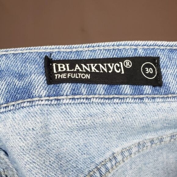 NWT BLANKNYC  The Fulton Light Wash Denim Shorts 30 - Picture 14 of 15